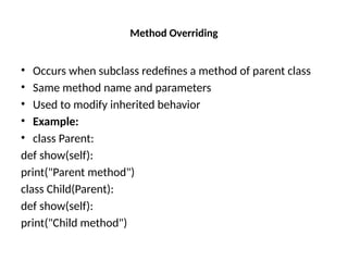 Unit 6 Object Oriented Programming in Python PP.pptx