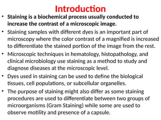 Staining used in bacteriology for CMLT level | PPTX