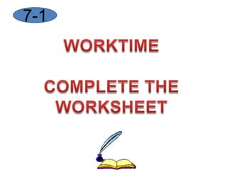 Example:  (2,3)x,yYou move left and right to graph an x value andup and down to graph a y value.  Lets try a few.ALWAYS BEGIN FROM THE ORIGIN