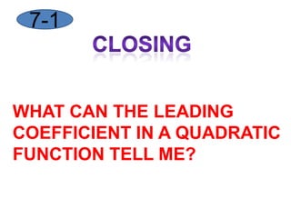 Push 2nd, trace, : notice #3 and 4?  What does  our graph have? Push 3  NOW IT GETS TRICKY