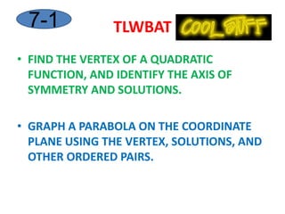 HOW IMPORTANT ARE THE SOLUTIONS?