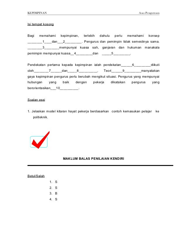 Unit7 : pengarahan (kepimpinan)