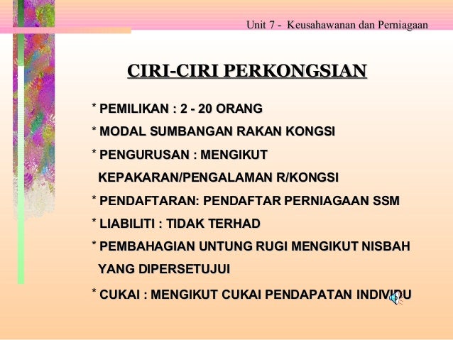 Contoh Nama Syarikat Perkongsian