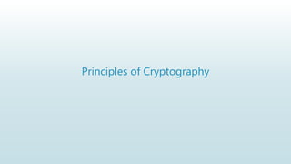 Principles of Cryptography
 