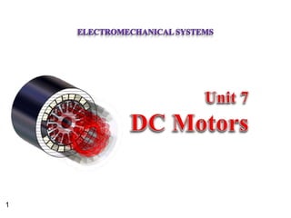 Construction DC motor and it application | PPT