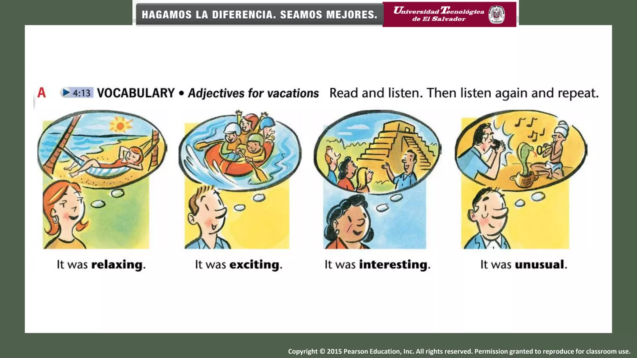 Copyright © 2015 Pearson Education, Inc. All rights reserved. Permission granted to reproduce for classroom use.