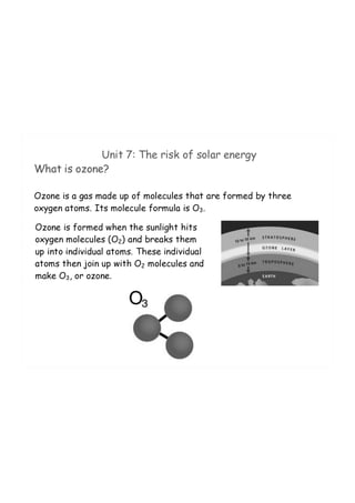 Unit 7. the risk of solar energy