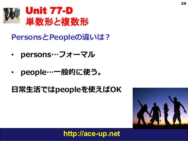 わかる中級英文法 Grammar In Use Unit 77 単数形と複数形