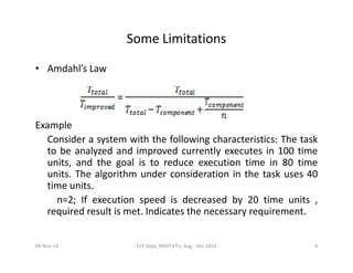 Unit7 & 8 performance analysis and optimization | PDF