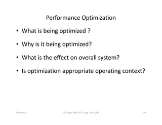 Unit7 & 8 performance analysis and optimization | PDF
