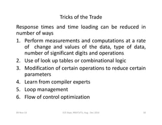 Unit7 & 8 performance analysis and optimization | PDF