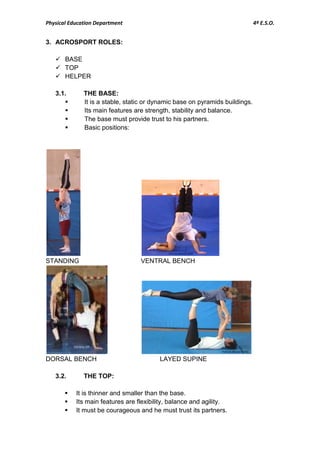 Unit 7 acrosport (english) 4º | PDF