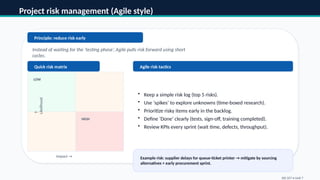 Comprehensive Guide to Agile Project Management in Operations | PPTX