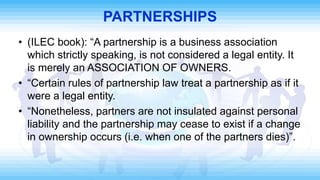 Partnership Traders Unit 7 Sole Traders and Partnerships | PPTX
