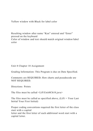Unit 7 Chapter 17 Assignment Grading Information This Pro.docx