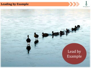 Leading by Example
Lead by
Example
 