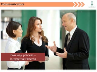 Private and Confidential 9
Communicators
Two way process –
Interactive Process
 