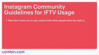 Instagram Master Class Part 7: Stories & IGTV