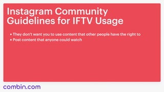 Instagram Master Class Part 7: Stories & IGTV