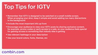 Instagram Master Class Part 7: Stories & IGTV