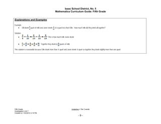 Unit 7 Fifth Grade cs 2012 2013 | PDF