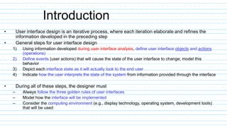 Unit 7 performing user interface design | PPTX