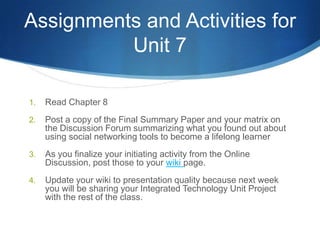 Unit 7 powerpoint | PPTX