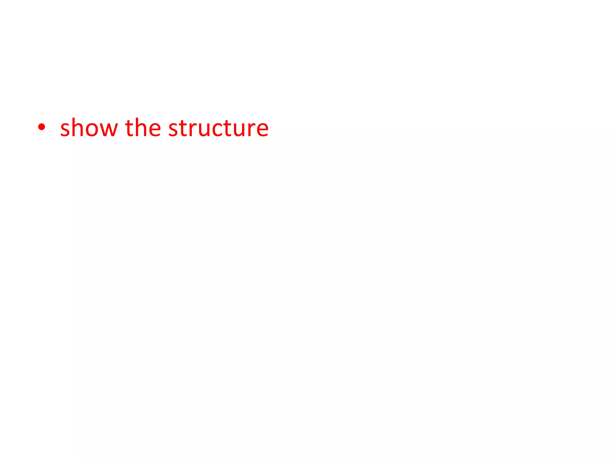 show the structure  that the final report will take, i.e. the chapters or sections that will form the body of the work. You may chose to write an equal amount of each chapter, or concentrate on one chapter, with a brief outline of the content of the others. 