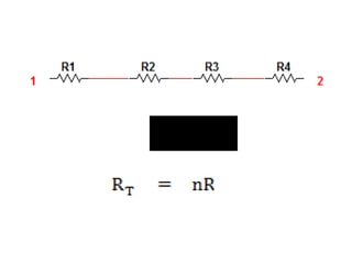 Resistance of Two or More Equal
Resistors in
Series
 