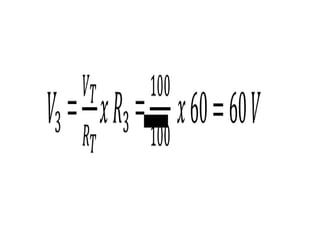 Example: Find the voltage across .
= =
 
