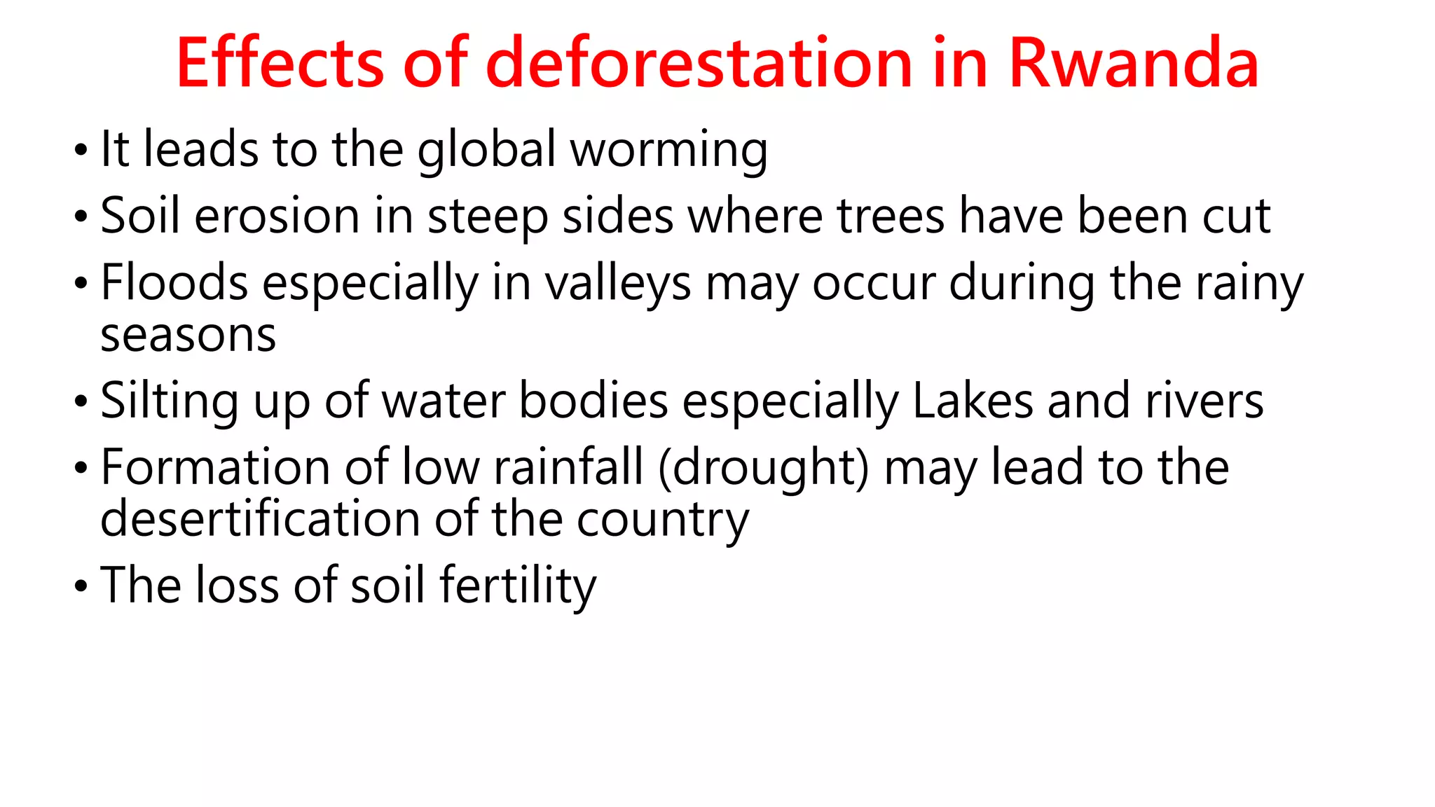 Desertification In Rwanda Unit 7 Vegetation in Rwanda.pptx