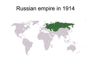 Russian empire in 1914 