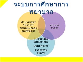 ระบบการศึก ษาการ
    พยาบาล
 