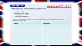 Assignment( 5 points)
 