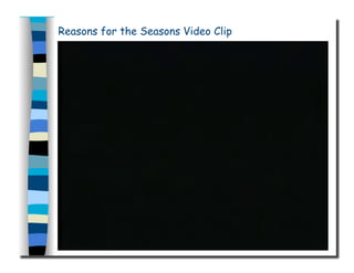 Reasons for the Seasons Video Clip
 