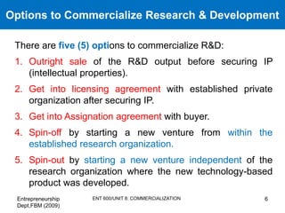 Commercialization of New Technology-Based Product | PPT
