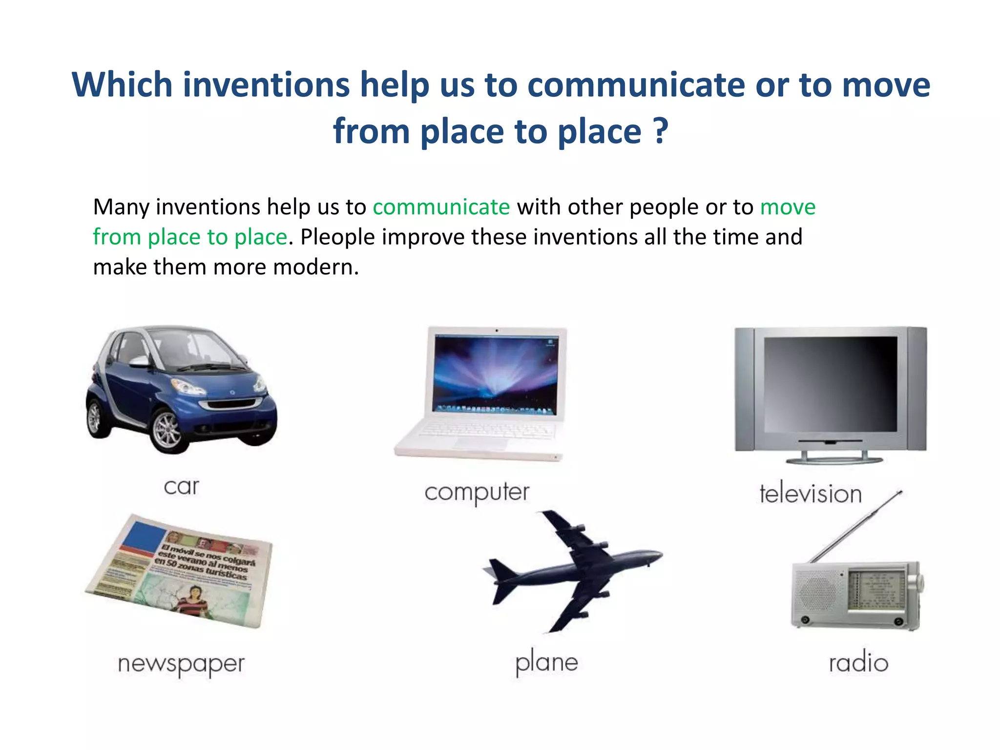 Unit 8 great inventions 2º | PPTX