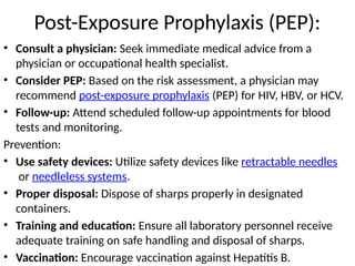 Unit 8 Lab hazards and lab safety 1st part for medical laboratory | PPTX