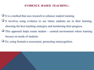 Ethics and Evidence-Based Teaching in Nursing Education: Principles and ...
