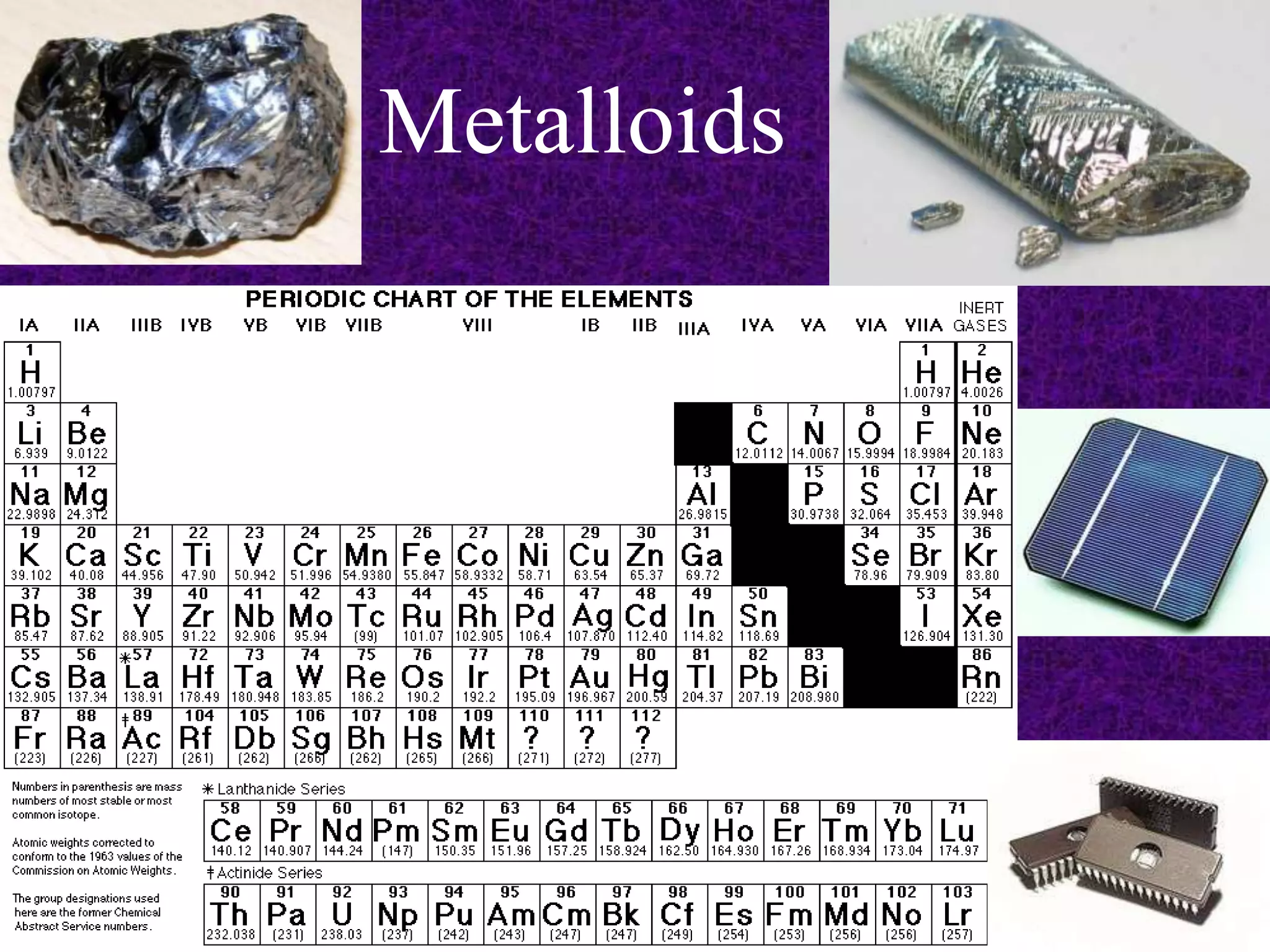 Metalloids