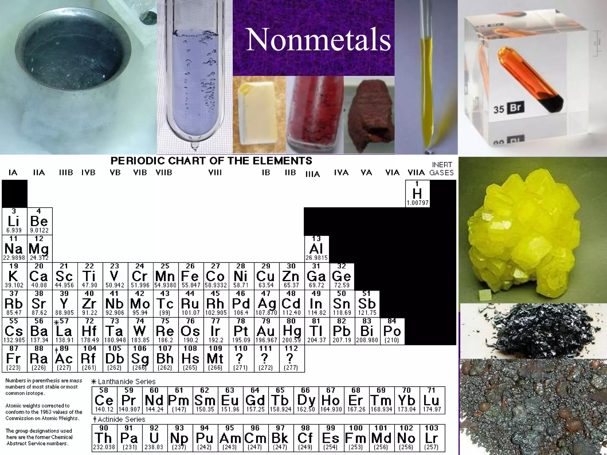 Nonmetals