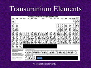 Unit 8 Periodic Table of Elements | PPTX