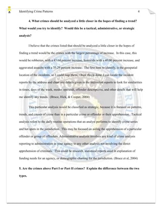 Unit 8 project identifying  crime patterns e hall