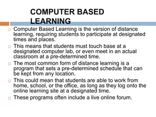 COMPUTERS IN EDUCATION - UNIT 8 - ROLE OF COMPUTER IN EDUCATION - B.ED ...