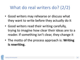 They Write How to teach writing to your students in class | PPTX