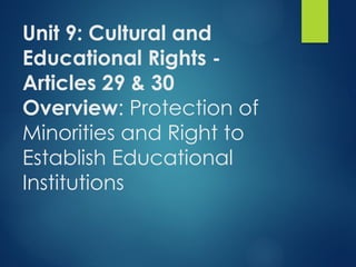 Unit-9: Minority Rights-Why? Scope-Meaning of Minority, Minority Rights ...