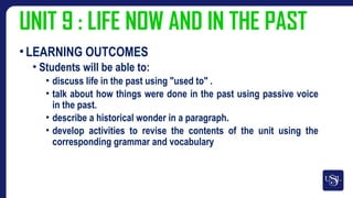 English III Unit 9: Exploring Life Now and in the Past with Grammar and ...