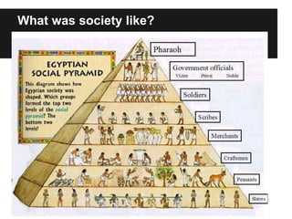 What was society like?
 