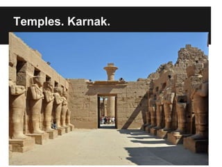 Temples. Karnak.
 