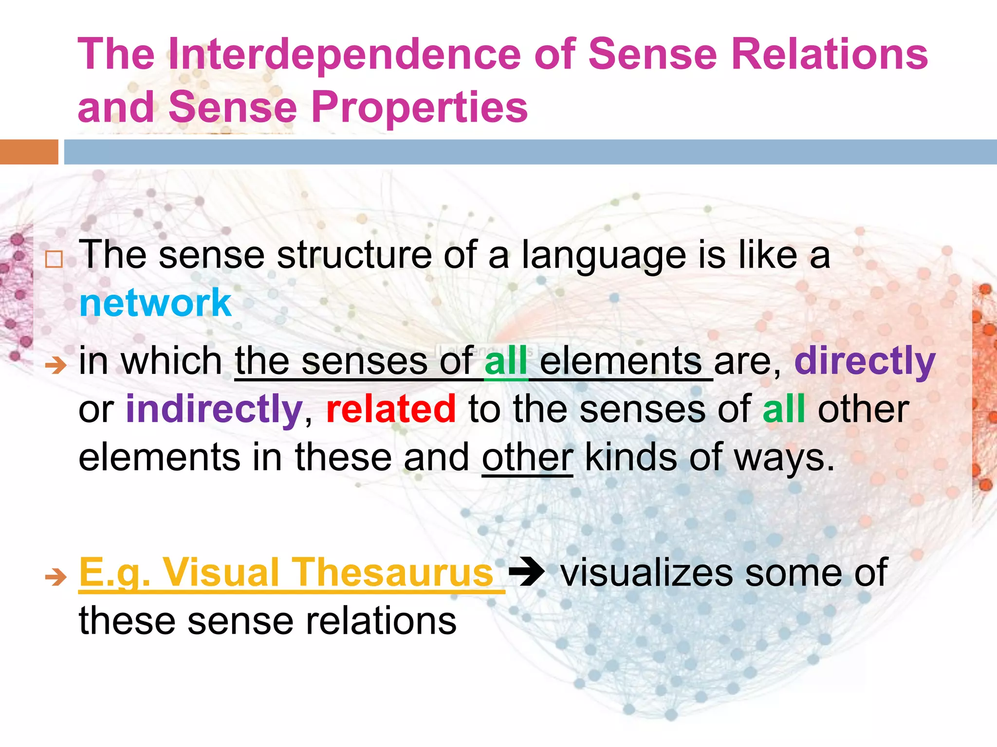 Unit 9 Sense Properties and Stereotypes | PPTX